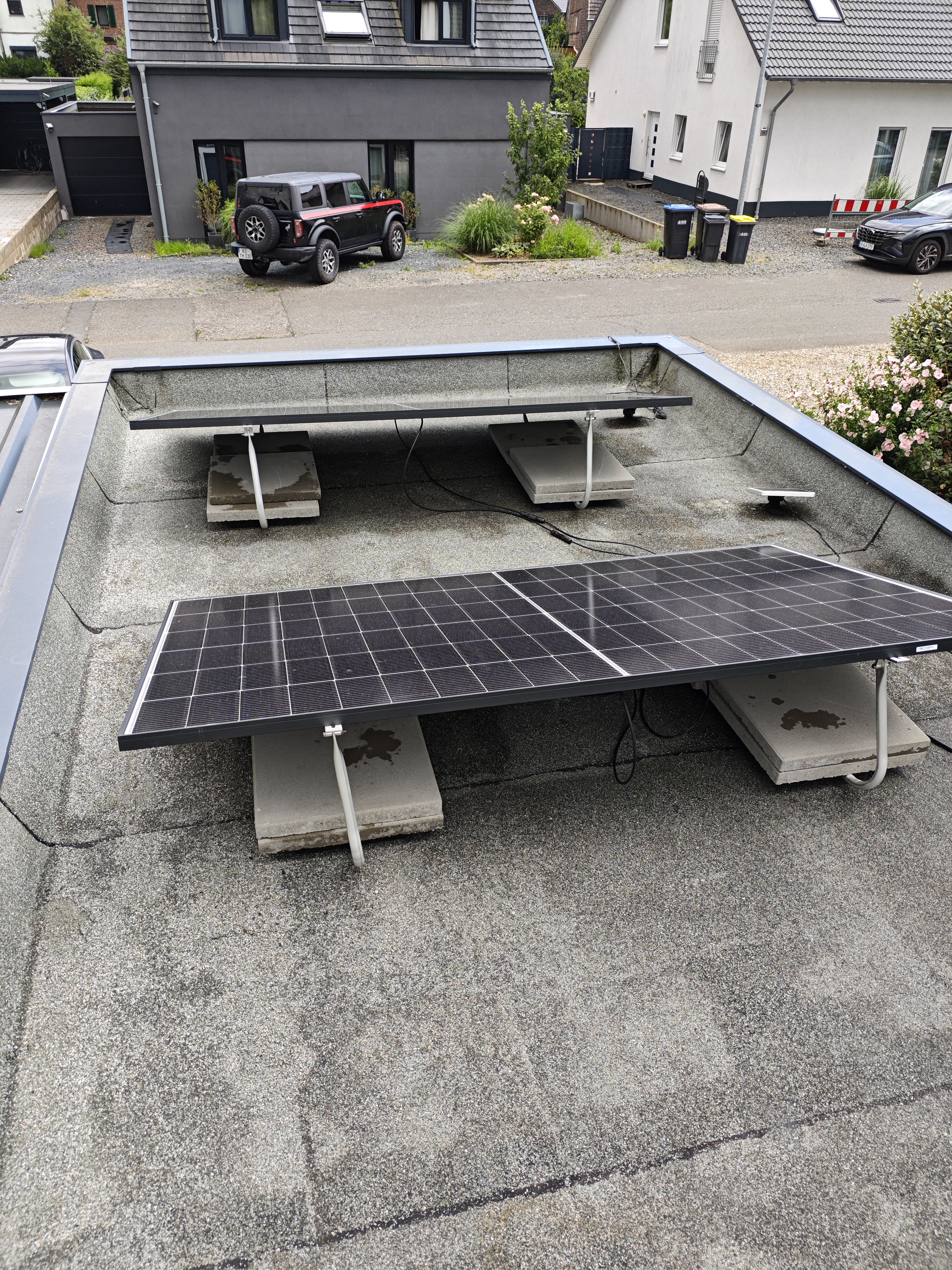 Solarmodule auf dem Dach